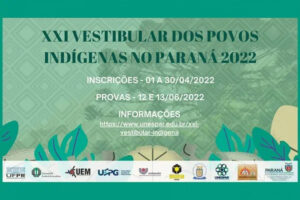 Leia mais sobre o artigo Inscrições abertas para o Vestibular dos Povos Indígenas do Paraná 2022