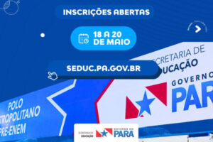 Leia mais sobre o artigo Pré-Enem 2022 gratuito no Pará inscreve para novas turmas