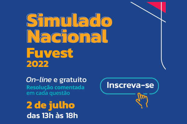 Leia mais sobre o artigo inscrições abertas para simulado on-line gratuito